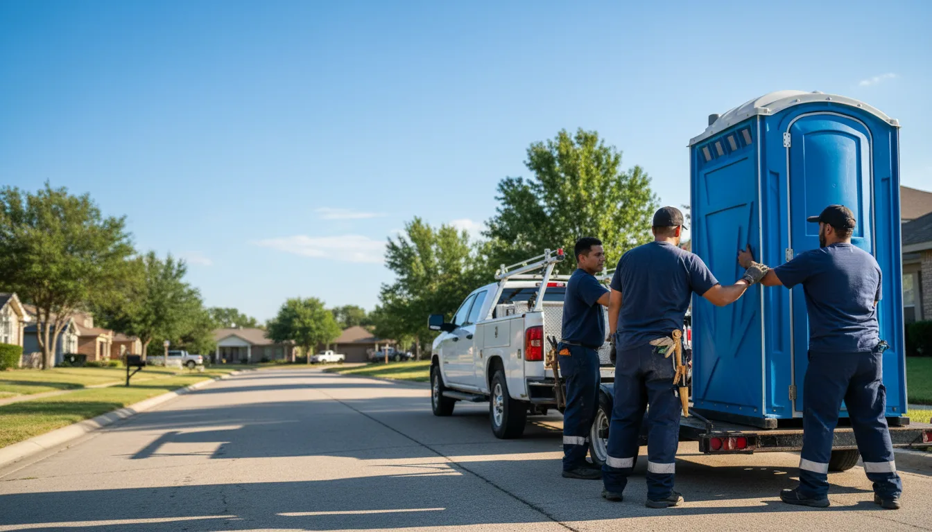 Portable Toilet Rental in Orangeville, IL near me